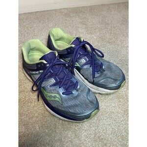 Saucony Everun Guide Iso Women’s Size 9  Running Shoes Purple Green